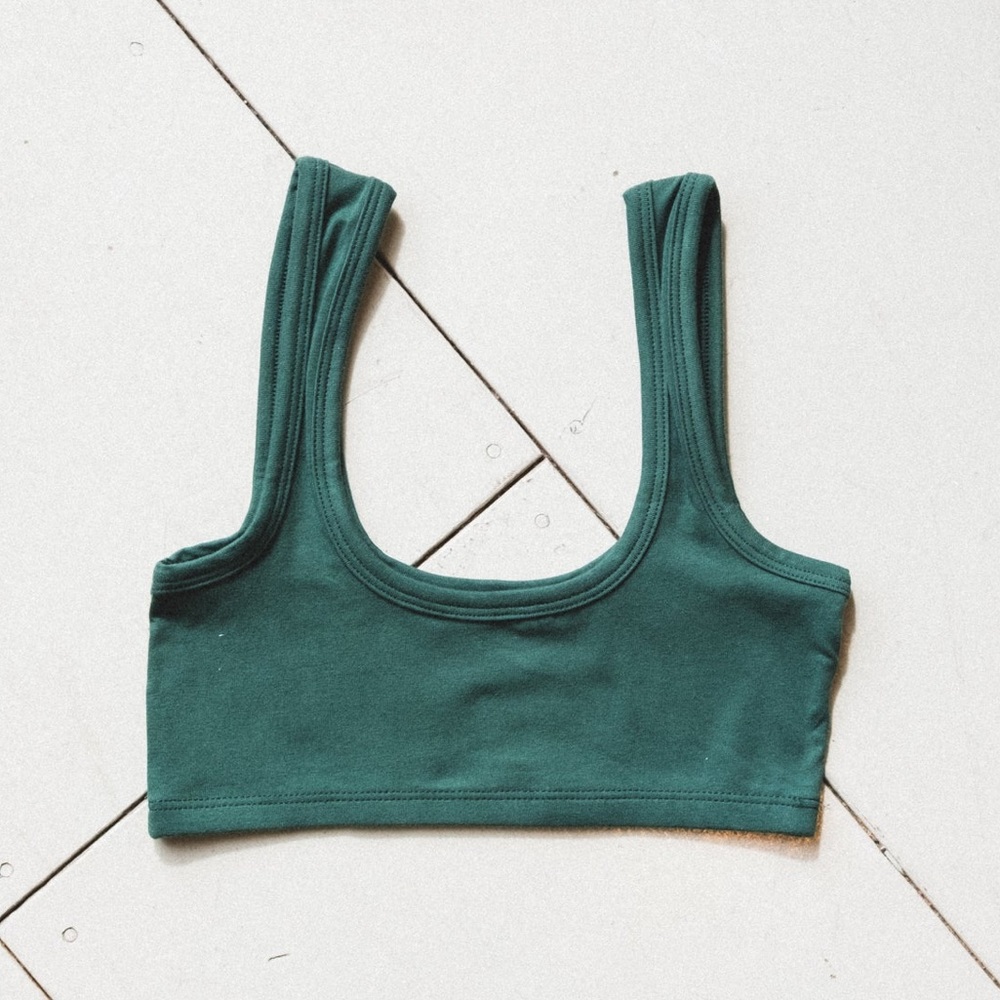 ARQ WIDE STRAP BRA FERN SZ SMALL